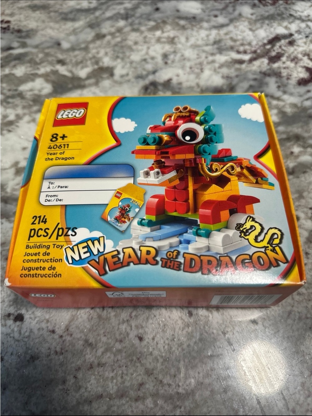LEGO 40611 Year of the Dragon Building Toy 214 pcs
